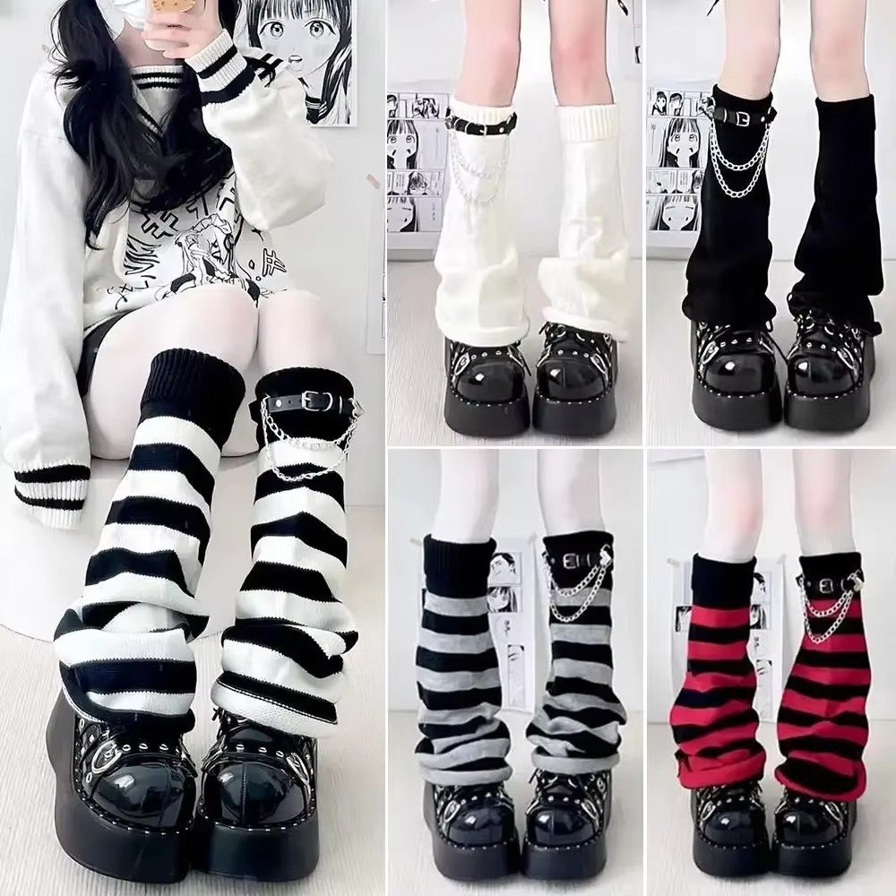 Meias de Lã Góticas Harajuku,  - Boot Sock Slouchy avaliação e preço
